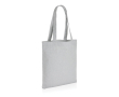 Undyed recycled canvas promo bag, 285 g/m² colour grey