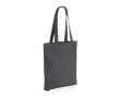 Undyed recycled canvas promo bag, 285 g/m² colour dark grey