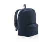 Undyed personalised recycled canvas backpack, 285 g/m² colour navy-blue