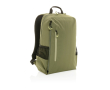 Versatile backpack with USB, RFID and laptop pocket, 15.6\" colour green