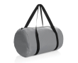 Foldable RPET sports bag with storage pouch colour grey