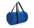 Foldable RPET sports bag with storage pouch colour royal blue