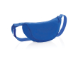 Adjustable crossbody bag in recycled polyester with large compartment colour royal blue