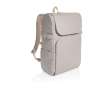 Multipurpose weekend backpack with 15.6\" laptop compartment colour beige