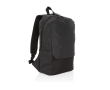 RPET travel backpack available in various colours, fits 15.6\" laptop colour black