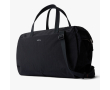 RPET branded canvas travel bag, 30 L colour black