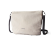 Spacious RPET crossbody bag with adjustable strap, 3.5 L colour beige