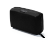 Promotional tech organiser pouch with zip closure colour black