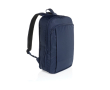 Ultra-slim recycled rPET backpack, expandable design, 15.6\" colour navy-blue