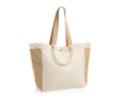 Recycled canvas shopper-weekender bag, 18L capacity, 400 g/m² colour off white