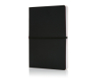 Softcover colourful notebook, A5, ruled pages colour black
