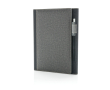 Formal portfolio with magnetic closure, pockets and A5 notepad colour grey