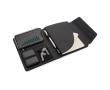 Small quality portfolio with wireless charger, A5 size colour black