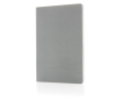 Eco notebook with stone paper, A5, ruled pages colour grey
