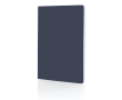Eco notebook with stone paper, A5, ruled pages colour navy-blue