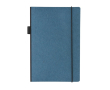Notebook with pocket and FSC® certification, A5, ruled pages colour blue