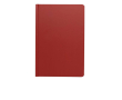 Stone paper notebook, A5, ruled pages colour red