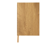 Hardcover notebook with wood grain print, A5, ruled pages colour brown