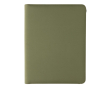 Luxury tech portfolio with zip closure, A4 colour military green