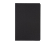 Hardcover FSC® certified notebook, A5, ruled pages colour black