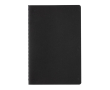 Softcover FSC® certified notebook, A5, ruled pages colour black