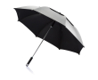 Large promotional umbrella with double fabric layer, Ø120 cm colour grey
