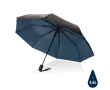 RPET pongee umbrella in two-tone design, Ø97 cm colour navy-blue