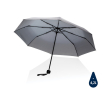 Foldable recycled plastic umbrella in bright colours, Ø95 cm colour graphite