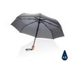 Compact windproof RPET umbrella with automatic open/close, Ø94 cm colour dark grey