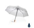 Compact windproof RPET umbrella with automatic open/close, Ø94 cm colour white