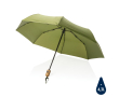 Compact windproof RPET umbrella with automatic open/close, Ø94 cm colour dark green
