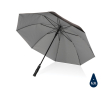 Large eco automatic umbrella, two-tone design, Ø120 cm colour silver