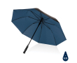 Large eco automatic umbrella, two-tone design, Ø120 cm colour navy-blue