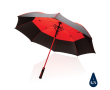 Stormproof umbrella made with recycled materials, Ø120 cm colour red
