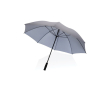 Oversized manual umbrella in recycled materials, Ø130 cm colour matt silver