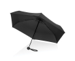 Manual mini umbrella, recycled rPET 190T fabric, durable design, Ø100 colour black