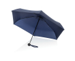 Manual mini umbrella, recycled rPET 190T fabric, durable design, Ø100 colour navy-blue