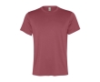 Men's recycled polyester sports t-shirt, 100 g/m², Roly colour desatured red