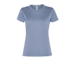 Women's recycled polyester sports t-shirt, 100 g/m², Roly colour blue gray