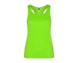 Women's sports vest made of technical fabric, 140 g/m², Roly colour lime