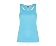 Women's sports vest made of technical fabric, 140 g/m², Roly colour turquoise