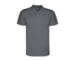 Men’s pique-knit technical polyester polo shirt, 150 g/m², Roly  colour dark grey