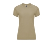Women’s 100% polyester technical t-shirt, 135 g/m², Roly colour taupe