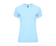 Women’s 100% polyester technical t-shirt, 135 g/m², Roly colour light blue