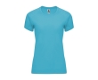 Women’s 100% polyester technical t-shirt, 135 g/m², Roly colour turquoise