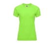 Women’s 100% polyester technical t-shirt, 135 g/m², Roly colour neon green