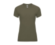 Women’s 100% polyester technical t-shirt, 135 g/m², Roly colour military green