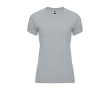 Women’s 100% polyester technical t-shirt, 135 g/m², Roly colour grey