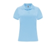 Women’s pique-knit technical polyester polo shirt, 150 g/m², Roly colour light blue