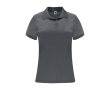 Women’s pique-knit technical polyester polo shirt, 150 g/m², Roly  colour dark grey